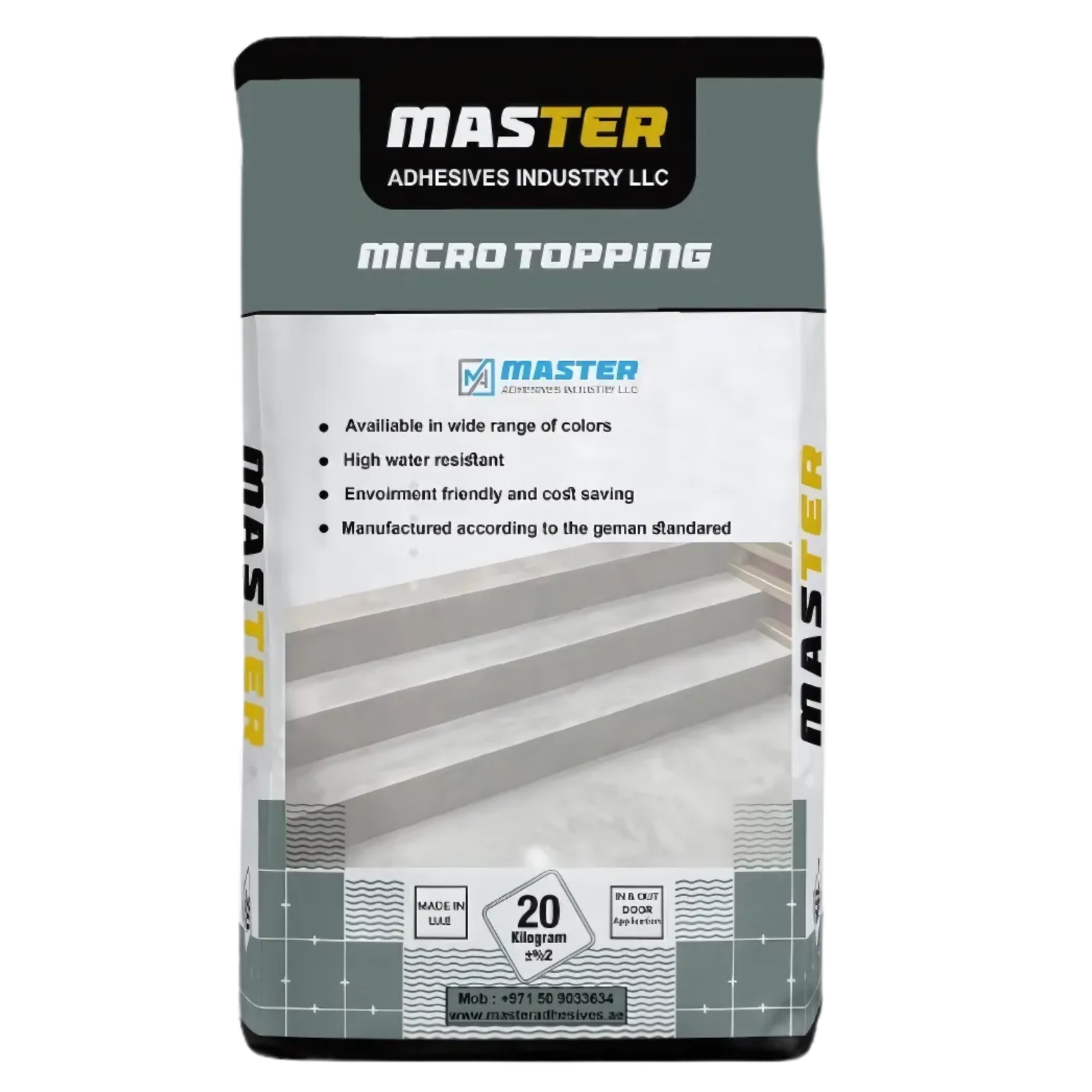 Micro topping seamless coating