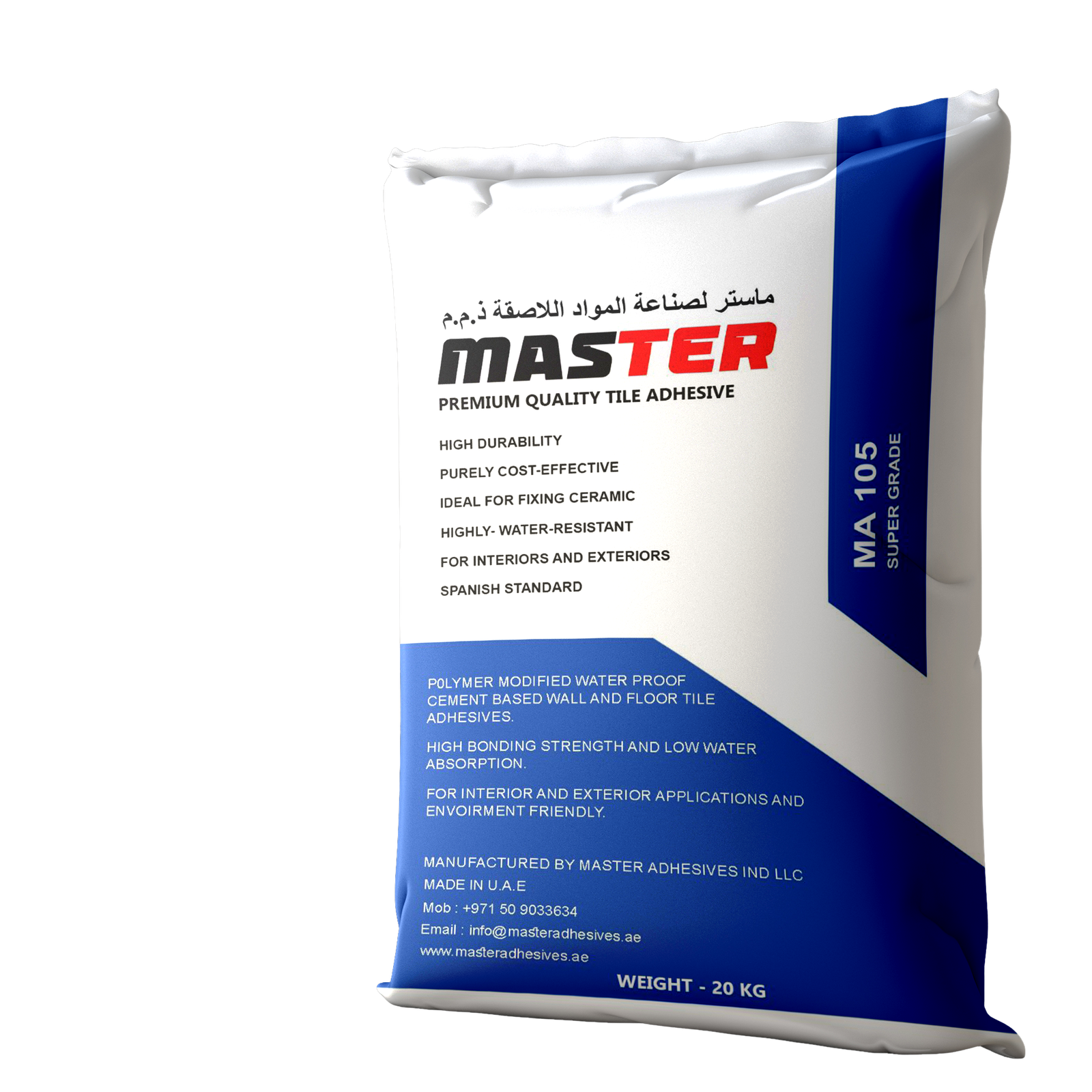 Master Bond Super waterproof tile adhesive